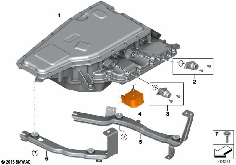 BMW正面の本物のキャリアパワーエレクトロニクス（12907638474）| 12907638474