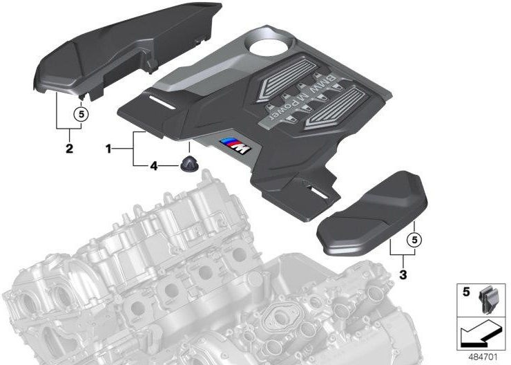 BMW純正カバースレーブ（12907856812）| 12907856812