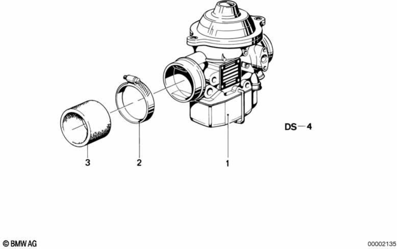 BMW本物のキャブレター右64/32/348（13111337684）| 13111337684