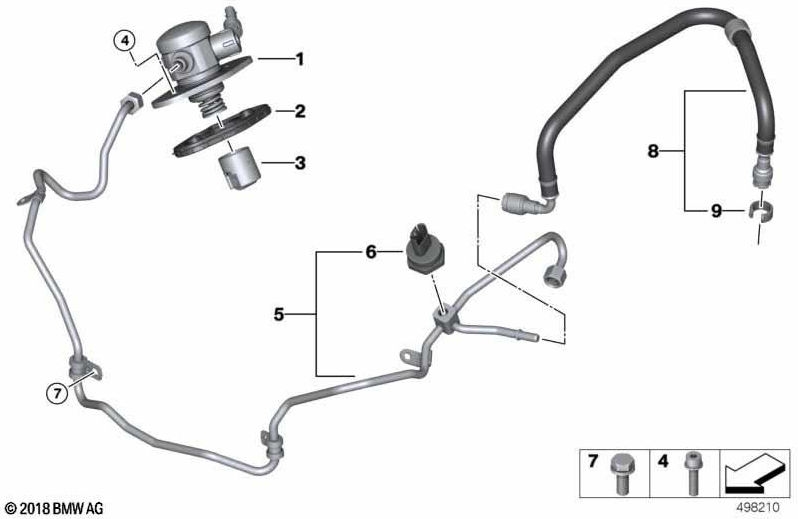 BMW純正ISAスクリューM6x30（13518073851）| 13518073851