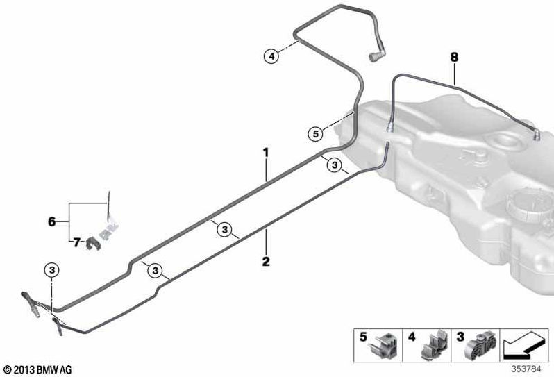 BMW純正ドッペルクリップ（13532754279）| 13532754279