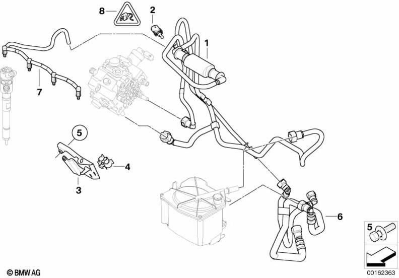 BMW純正燃料ライン（13532757169）| 13532757169