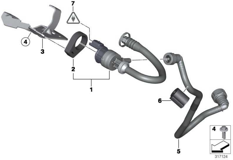 BMW本物のタンク換気バルブミニ（13537543285）| 13537543285