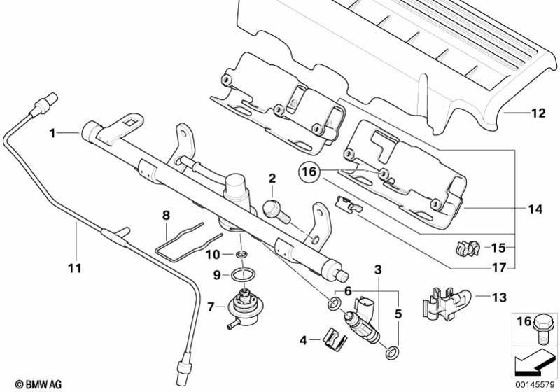 BMW純正クリップ（135375495555）| 13537549555