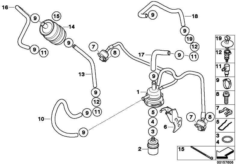 BMW純正ホースホルダーd = 16mm 1シリーズ（13537708472）| 13537708472