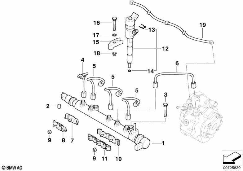 BMW純正RPインジェクタークラスA（13537791107）| 13537791107