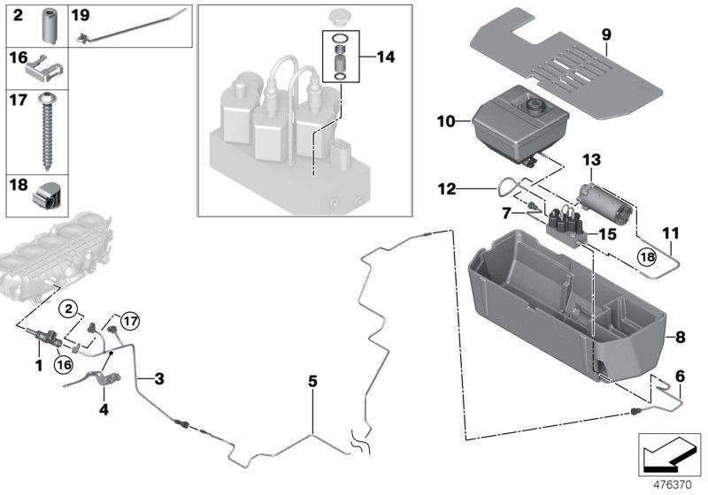 BMW純正水噴射GTS（13537856128）| 13537856128