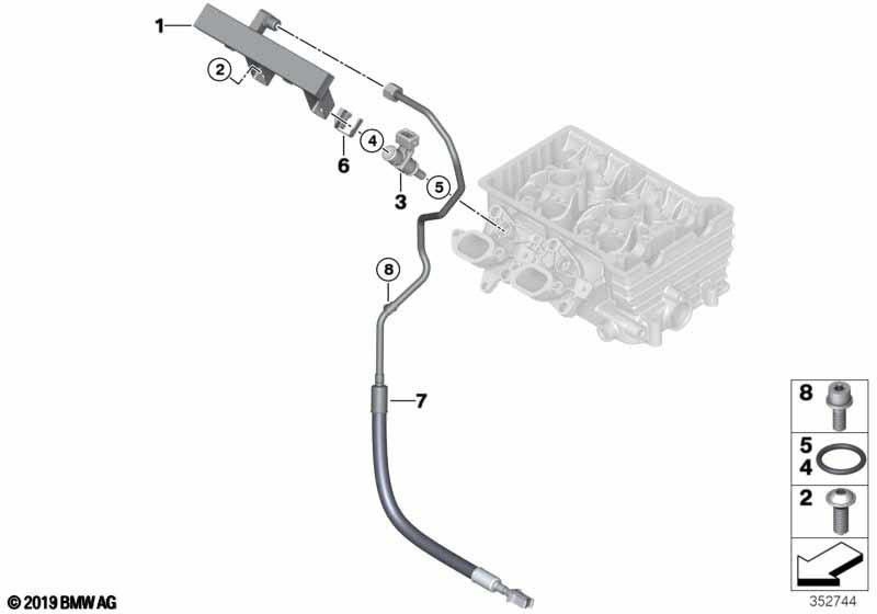 BMW本物の注入バルブ（13538535876）| 13538535876