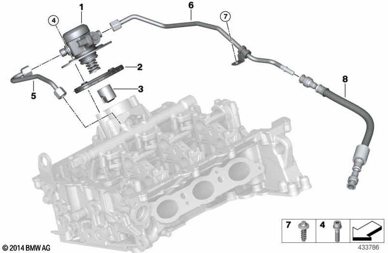 BMW純正燃料ホース（13538635510）| 13538635510