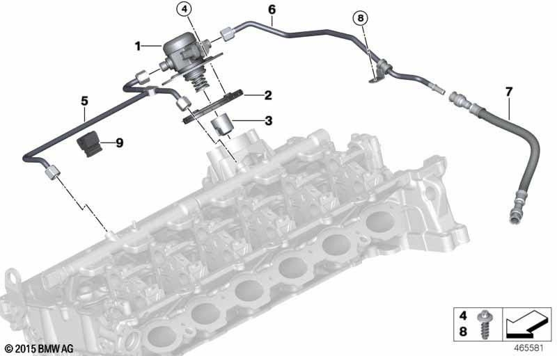 BMW純正ラバーホルダー（13538656724）| 13538656724