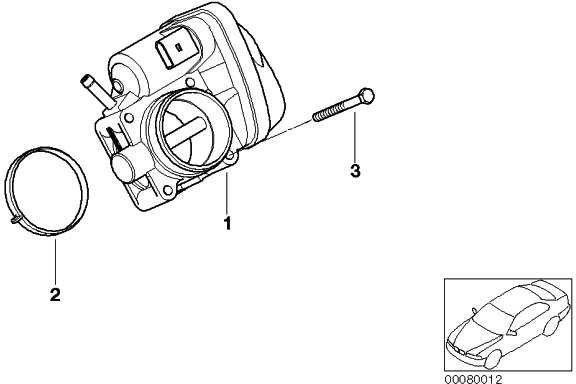 BMW本物のスロットルバルブミニ（13547509043）| 13547509043