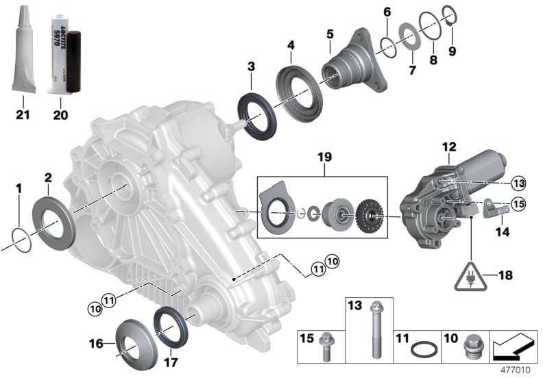BMW純正ISAネジM5x12 x3 5シリーズx6 K26 K28 K27 K21（13547682039）| 13547682039