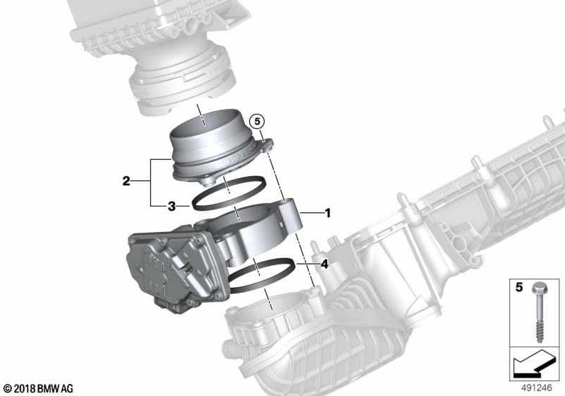 BMW純正ホースロック（13547852405）| 13547852405
