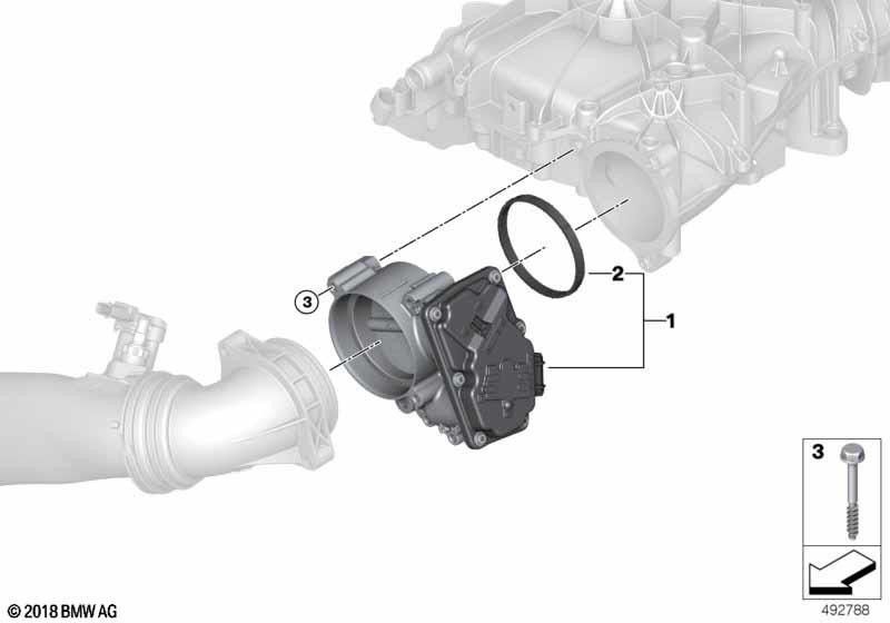 BMW純正スロットルバルブ（13548667415）| 13548667415