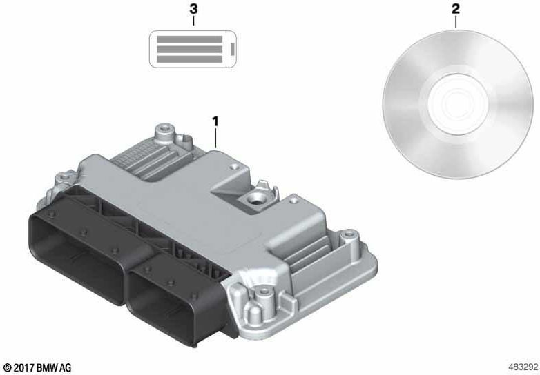 BMW本物のコントロールユニットBMS-KP（13618521661）| 13618521661