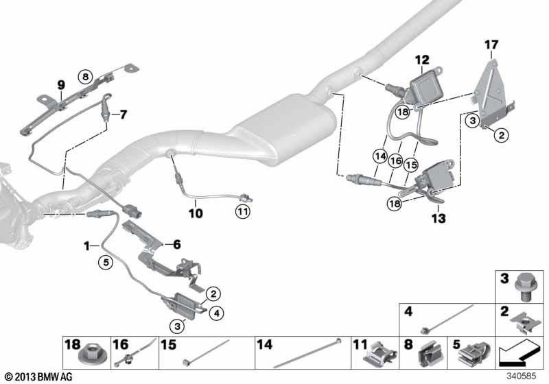 BMW純正プローブnox l = 600mm（13628580408）| 13628580408