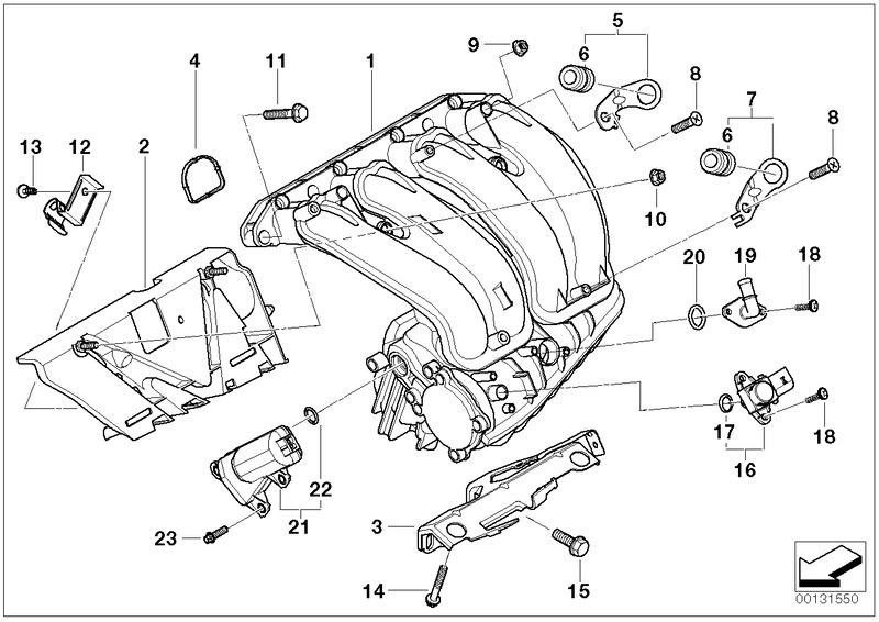 BMW純正センサー異なる圧力（13628657300）| 13628657300