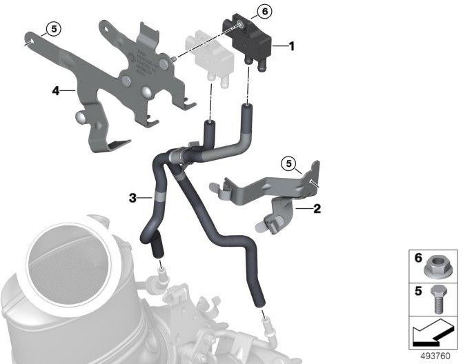 BMW本物のセンサー異なる圧力（13628746944）| 13628746944