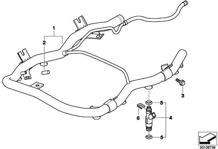 BMW Genoine O-Ring 3シリーズ7シリーズX5 Z3 Z4 Z8 MINI（13641437476）| 13641437476