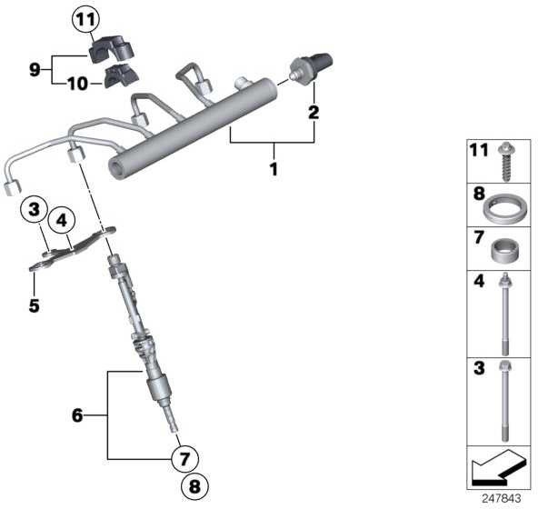 BMW純正インジェクターEU5 Sulev（13647629174）| 13647629174