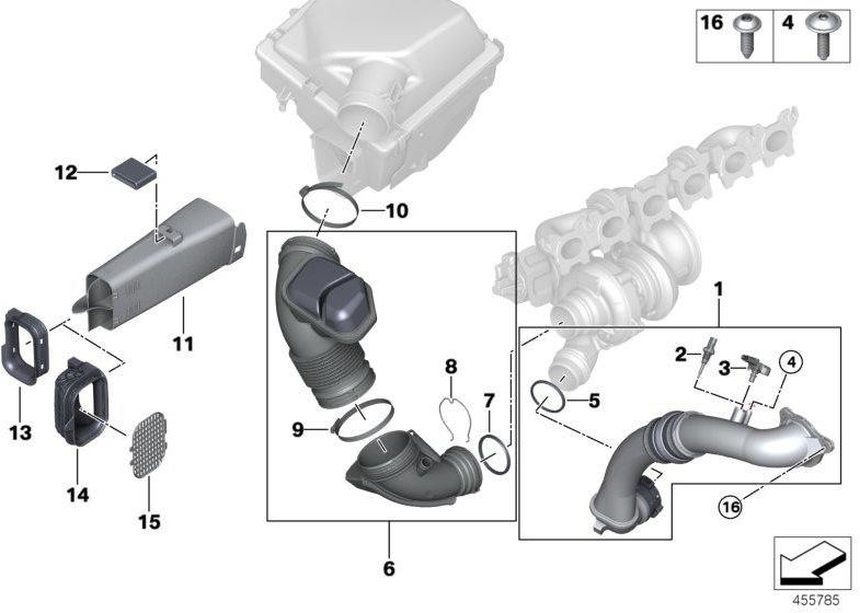 BMW本物のRohluftschnorchel（13717646769）| 13717646769
