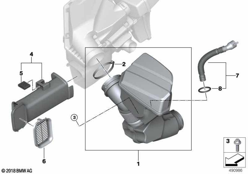 BMW本物のRinluftrohr（13718580432）| 13718580432