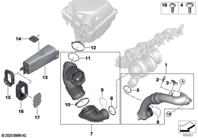 BMW純正形状シール（137186​​42240）| 137186​​42240