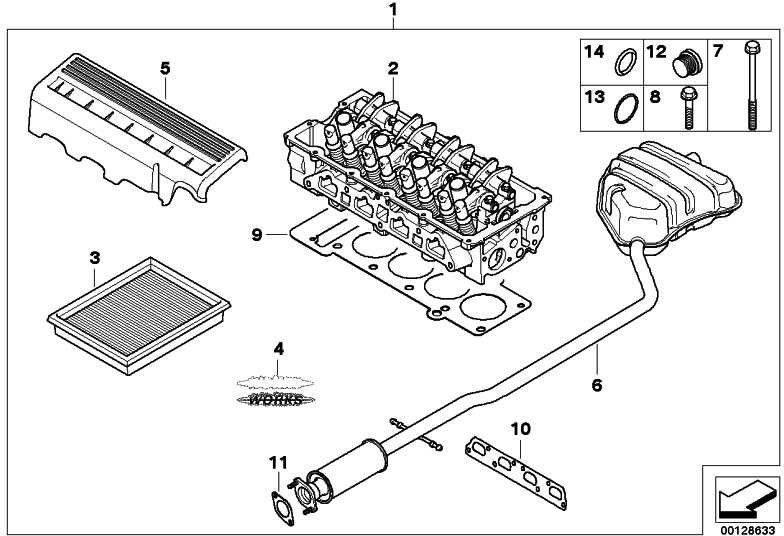 BMW純正エアフィルターの使用J.クーパーワークスミニ（13720400734）| 13720400734