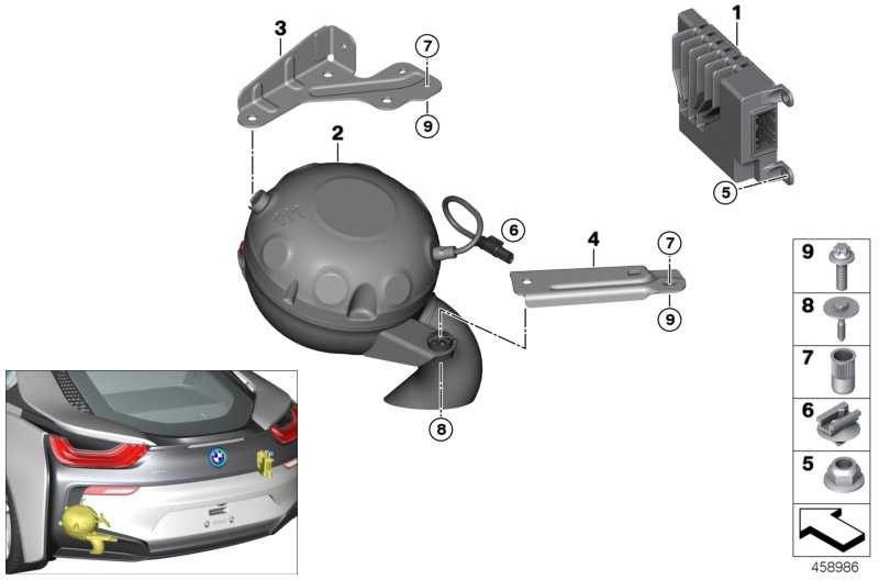 BMW純正アコースティックプロバイダーアクティブサウンドデザインi8​​（13748610987）| 13748610987
