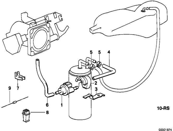BMW純正ホルタータンク換気バルブ3シリーズ7シリーズ8シリーズZ1（13901717292）| 13901717292