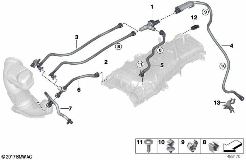 BMW本物の吸引ジェットポンプ付き（13908605160）| 13908605160