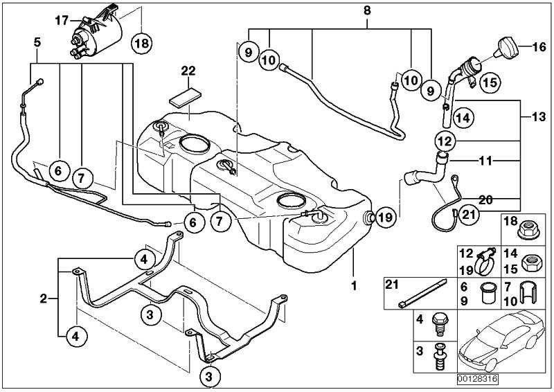 BMW本物のタンククロージャーミニ（16117193382）| 16117193382