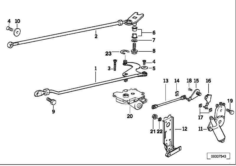 BMW純正Senu Screw M8X50-8.8-ZNS3 3シリーズ（16117700959）| 16117700959