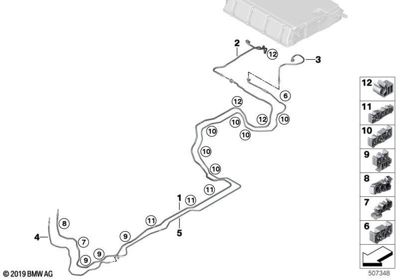 BMW純正リーディングクリップダブルD10/D12（16127397510）| 16127397510