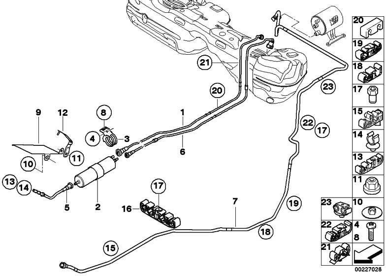 BMW純正燃料フィルター1シリーズ7シリーズX1 5シリーズ4シリーズX4ミニ（16127451424）| 16127451424