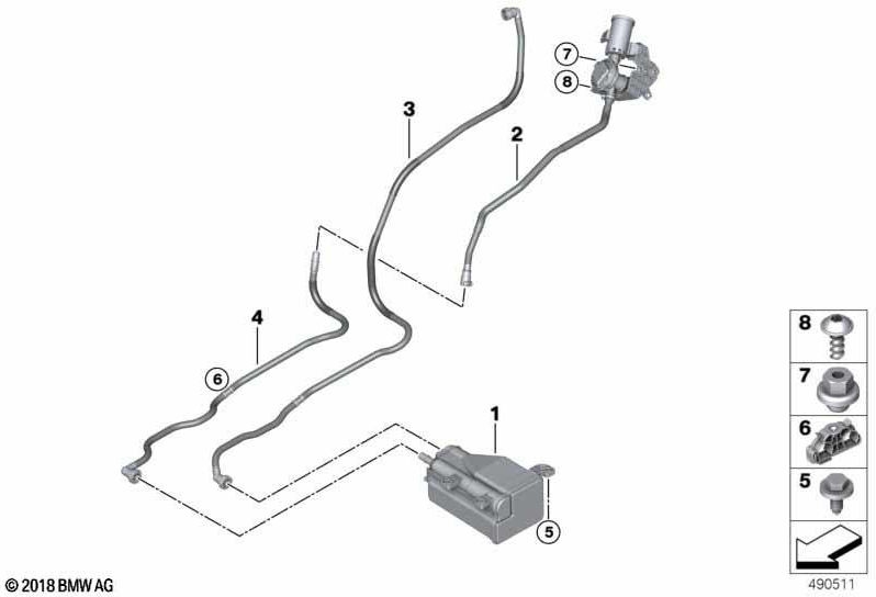 BMW本物の活性炭フィルター（16137475444）| 16137475444
