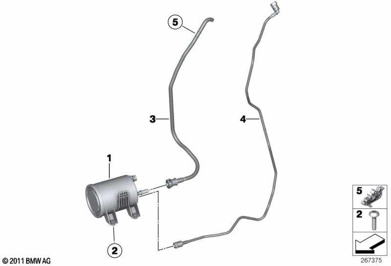 BMW本物の活性炭フィルター（16137489619）| 16137489619