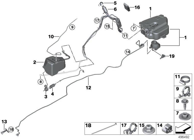 BMW純正充填システムSCR（16197391943）| 16197391943