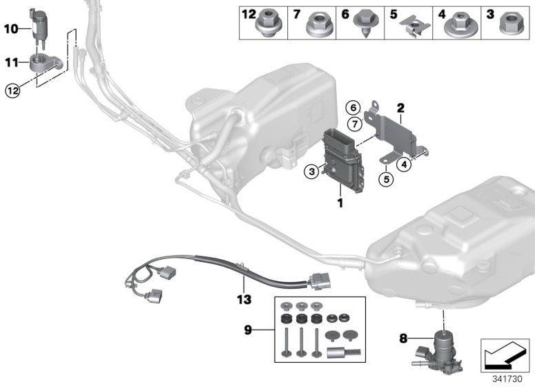 BMW純正コントロールユニットSCR（16197488140）| 16197488140