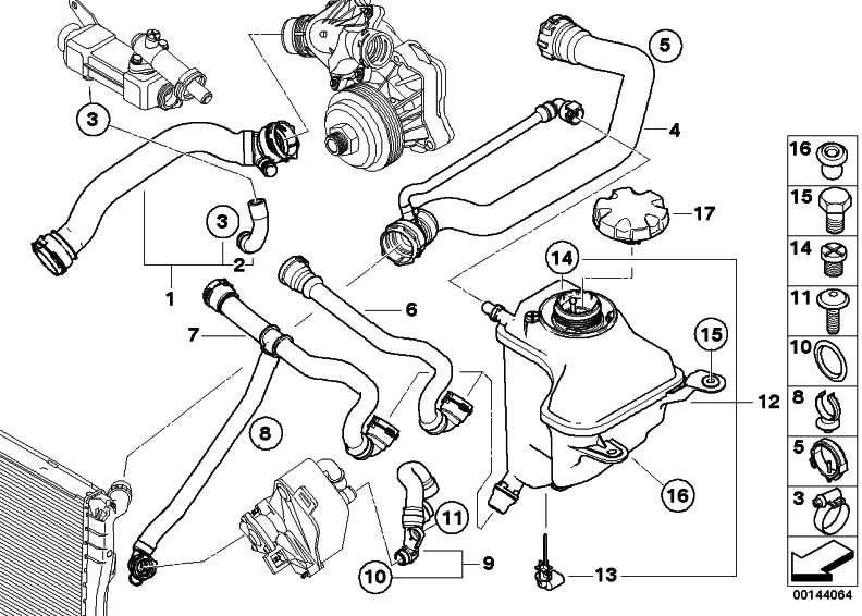 BMW純正ホース熱交換器モーターオイルクーラー1シリーズ3シリーズ（17117521066）| 17117521066