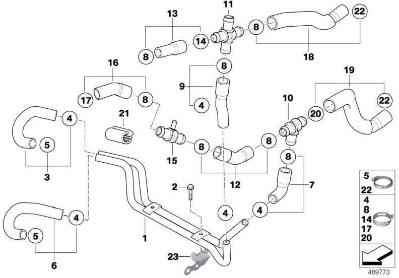 BMW純正ホースクランプd = 25mm（17127557016）| 17127557016