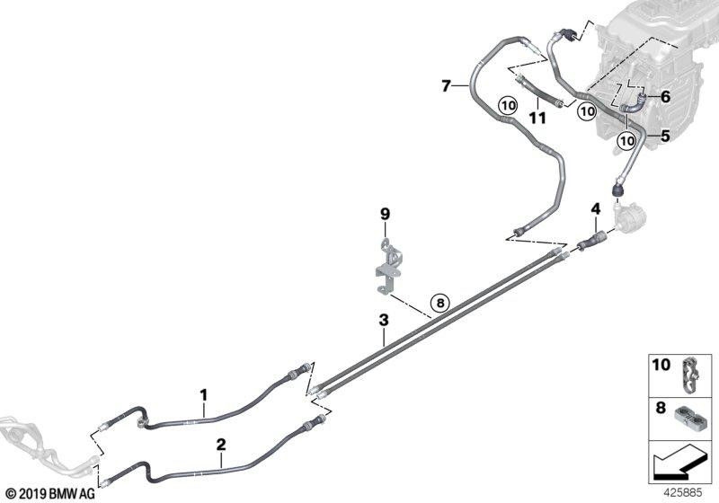 BMW純正クーラントホース（17127616037）| 17127616037