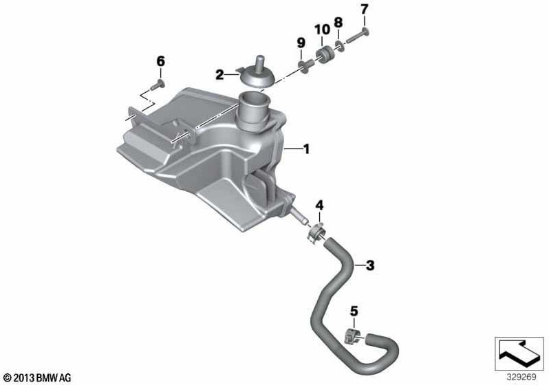 BMW純正スプリングバンドクランプD = 15（17127707643）| 17127707643