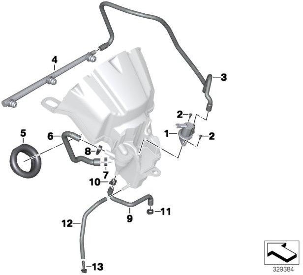 BMW純正ホースクランプd = 17mm（17127713884）| 17127713884