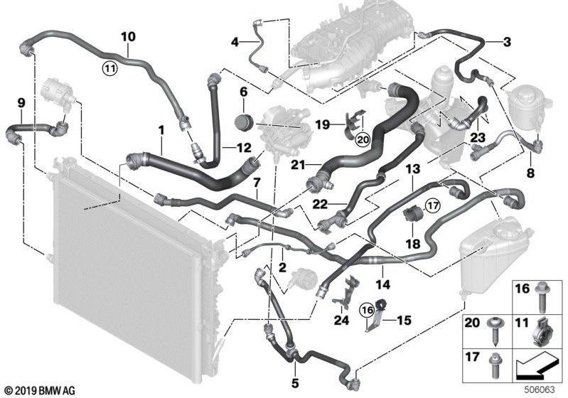 BMW補償コンテナの本物の責任者（17128602602）| 17128602602