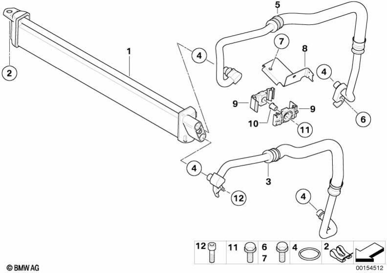BMW純正Motorölkühler（17217553667）| 17217553667