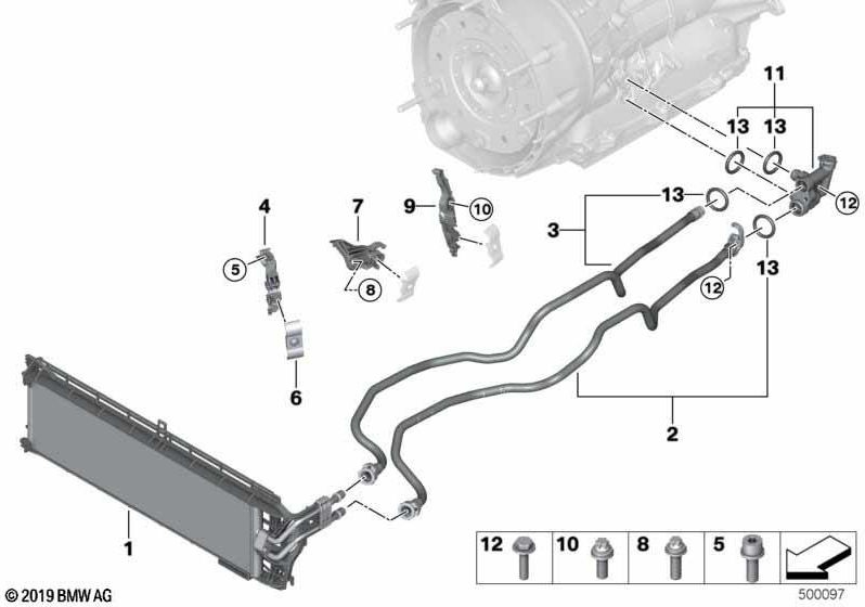 BMW純正ギアオイルクーラー（17219487217）| 17219487217