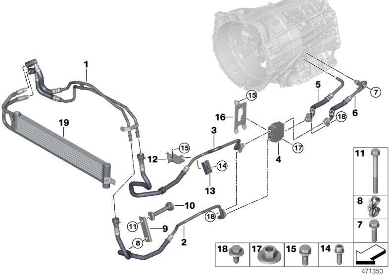 BMW純正ホースホルダー（17227853590）| 17227853590