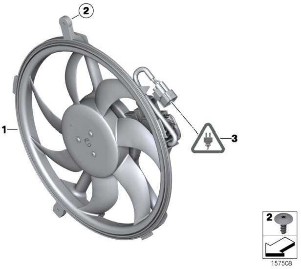 BMWファン187W MINI（17422754854）| 17422754854