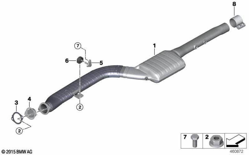 BMW本物のゴム製ベアリング（18208599519）| 18208599519